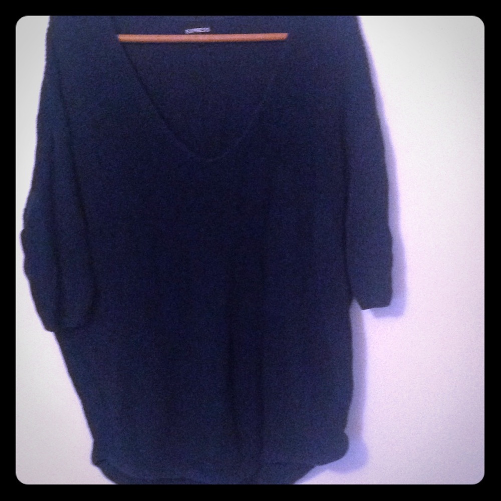 🎃💙Express Teal dolman sleeved sweater💙 3/$20